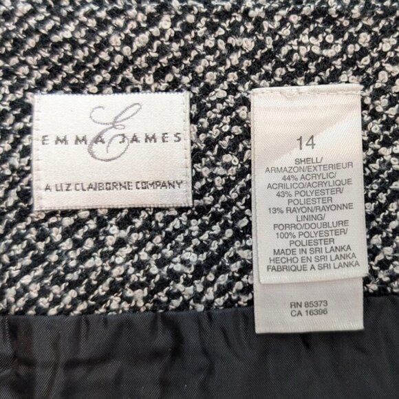 Vintage Emma James B&W Knit Skirt - Picture 7 of 7